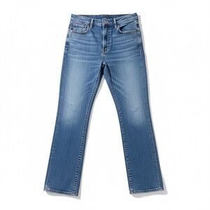 ANTHROPOLOGIE AGOLDE PINCH JEANS MEDIUM BLUE ULTRA HIGH RISE SKINNY LEG DENIM